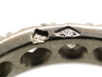 French Platinum & Diamond Eternity Ring