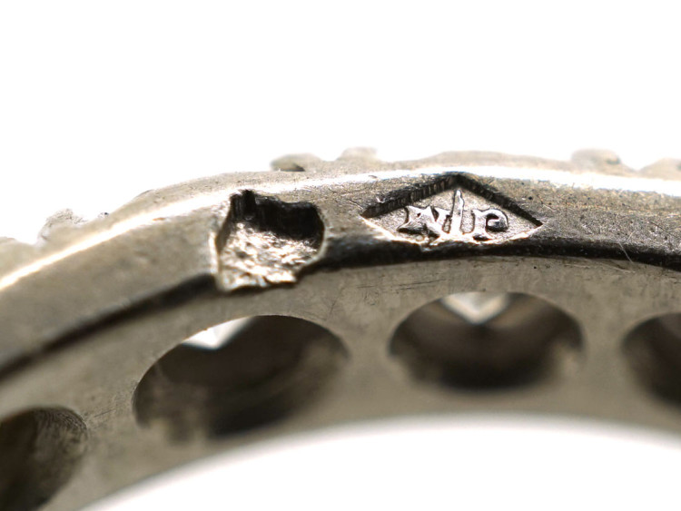 French Platinum & Diamond Eternity Ring