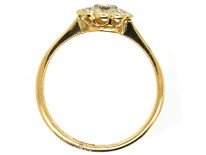 Edwardian 18ct Gold, Platinum & Diamond Cluster Ring