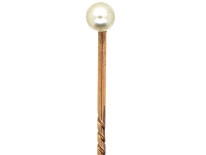 Edwardian Natural Pearl Tie Pin