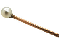 Edwardian Natural Pearl Tie Pin