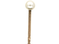 Edwardian Natural Pearl Tie Pin