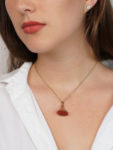 Georgian 9ct Gold Cased Seal with Carnelian Intaglio of a Crown & Monogram