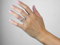 Art Deco 18ct Gold & Platinum, Four Stone Diamond Ring