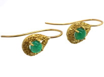 18ct Gold & Emerald Earrings