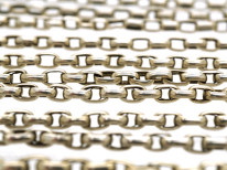 Victorian Long Silver Guard Chain