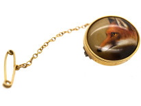 Victorian 15ct Gold Brooch of a Fox Head by Ford