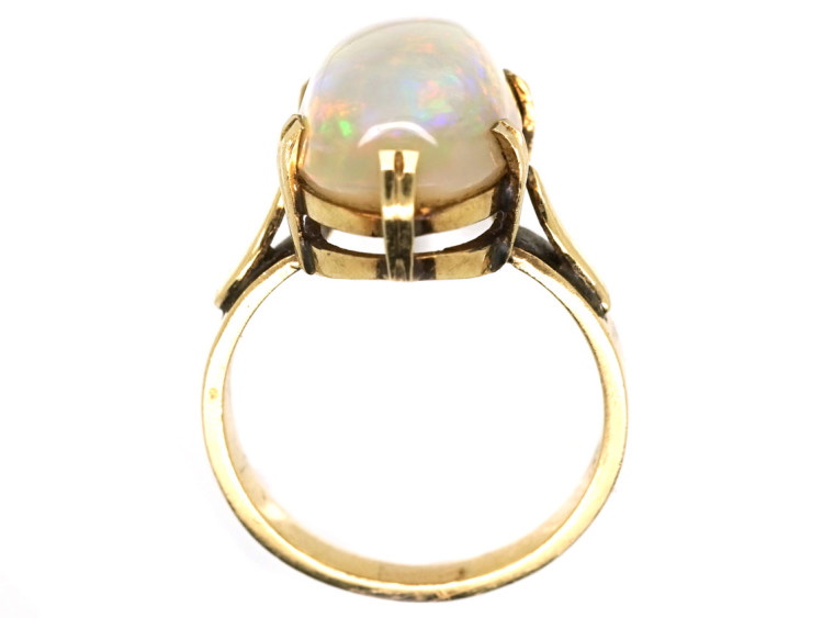 10ct Gold Large Opal Ring