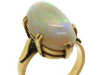 10ct Gold Large Opal Ring