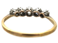 18ct Gold, Platinum Five Stone Diamond Ring