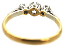 18ct & Platinum, Three Stone Diamond Ring