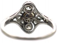 Edwardian Diamond & Natural Pearl Ring