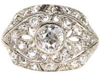 Art Deco Platinum & Diamond Ring