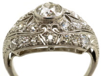 Art Deco Platinum & Diamond Ring