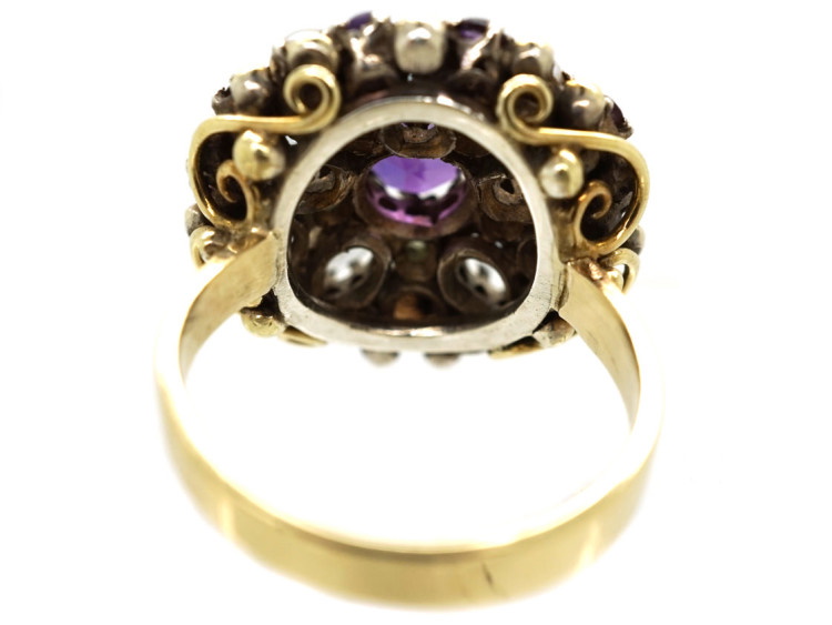 Gold & Silver Multi Gem Ring by Dore Nossiter