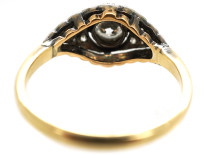 Art Deco 18ct Gold, & Platinum Diamond Ring