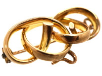 Edwardian 9ct Gold Knot Brooch