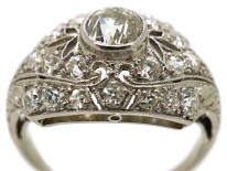 Art Deco Platinum & Diamond Ring