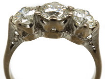 18ct White Gold Three Stone Diamond Ring