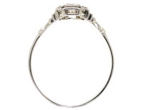 Art Deco 18ct White Gold & Diamond Ring