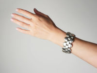 Victorian Silver Wide Bracelet