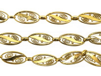 Art Nouveau 18ct Gold Chain