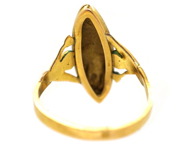 French Rolled Gold Art Nouveau Ring