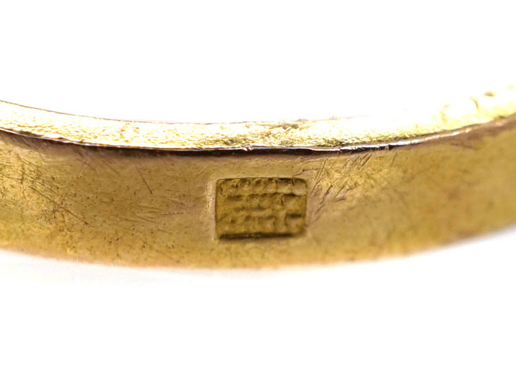 French Rolled Gold Art Nouveau Ring