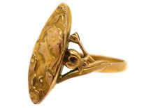 French Rolled Gold Art Nouveau Ring