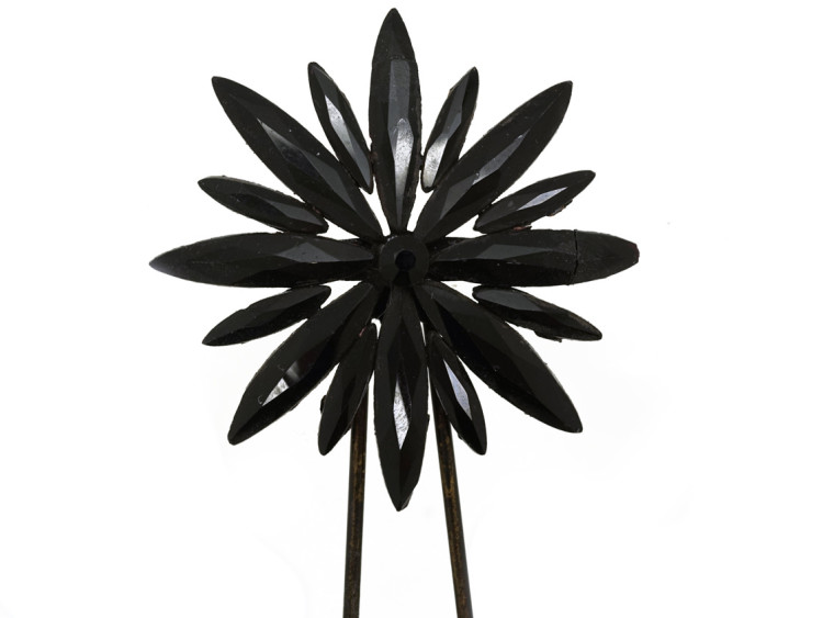 Victorian Vauxhall Glass Hairpin