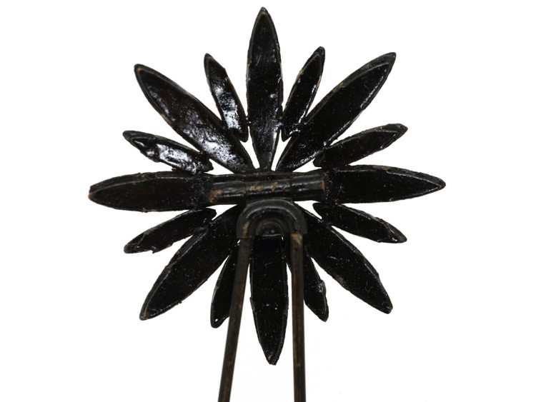 Victorian Vauxhall Glass Hairpin