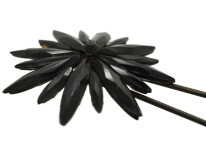 Victorian Vauxhall Glass Hairpin