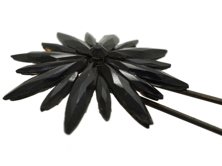 Victorian Vauxhall Glass Hairpin