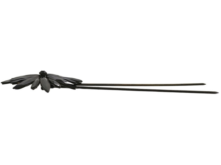 Victorian Vauxhall Glass Hairpin