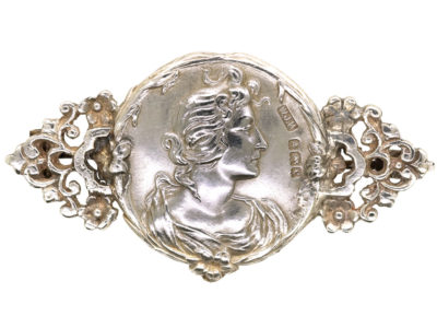 Art Nouveau Silver Brooch by William James Holmes