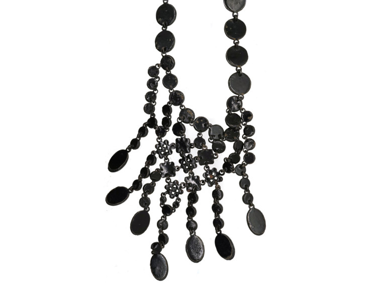 Victorian Vauxhall Glass Necklace