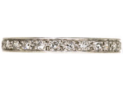 Art Deco Platinum & Diamond Eternity Ring