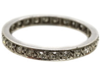 Art Deco Platinum & Diamond Eternity Ring