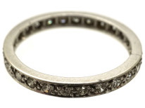 Art Deco Platinum & Diamond Eternity Ring