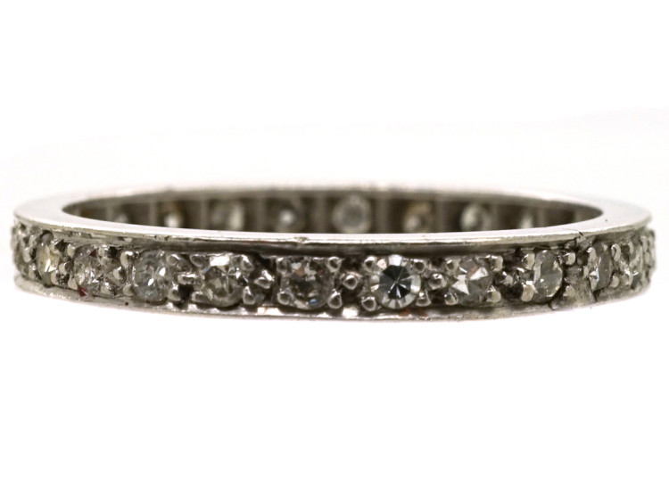 Art Deco Platinum & Diamond Eternity Ring