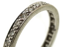 Art Deco Platinum & Diamond Eternity Ring