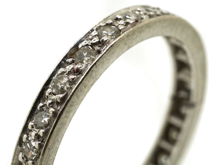 Art Deco Platinum & Diamond Eternity Ring