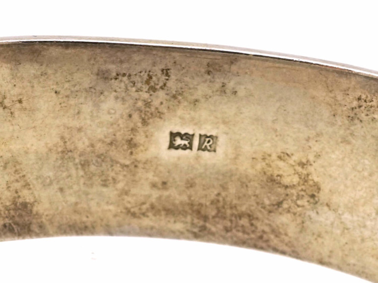 Silver Engraved Bangle