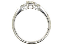 18ct White Gold & Diamond Three Stone Ring
