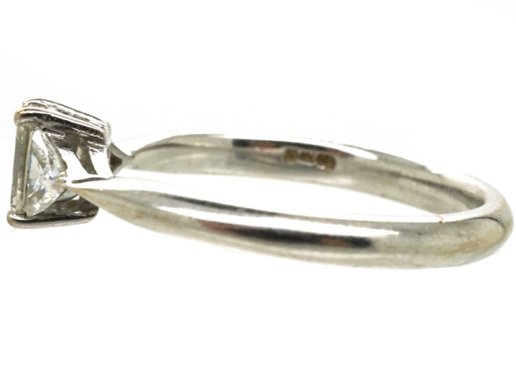18ct White Gold & Diamond Three Stone Ring