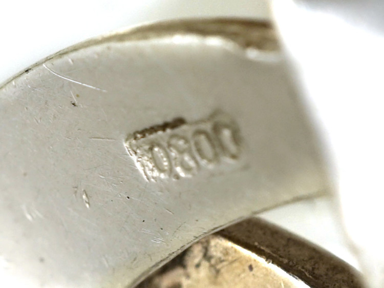 Silver Overlapping Rings Bracelet