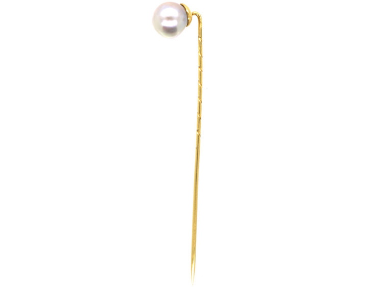 Baroque Pearl Tie Pin