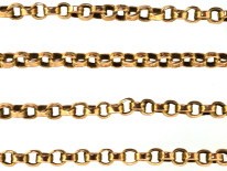 Edwardian 9ct Gold Chain (50cm)