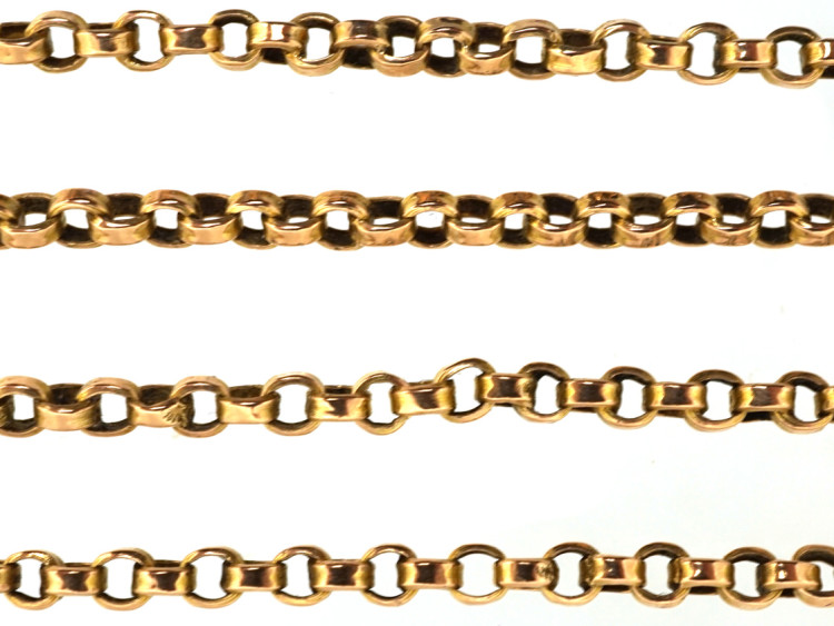 Edwardian 9ct Gold Chain (50cm)