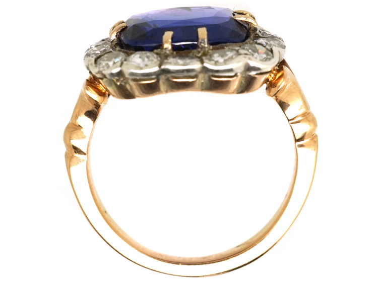 Edwardian 18ct Gold, Sapphire & Diamond Ring